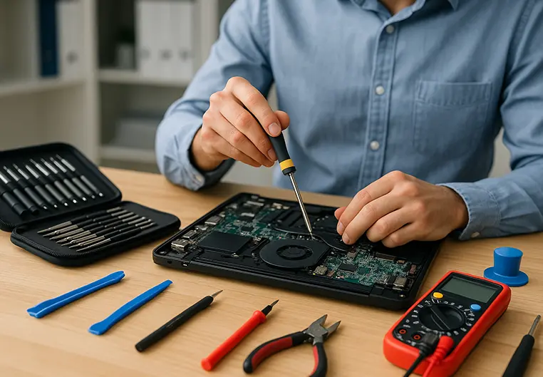 ابزارهای مورد نیا تعمیرات لپتاپ